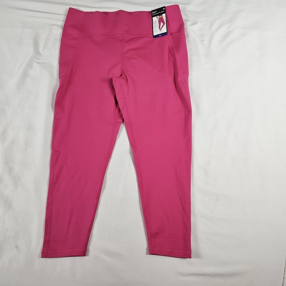 Gap Fit High Waisted 7/8 Leggings Hot Pink Size XXL NWT